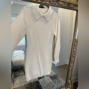 Pearl sweater dress